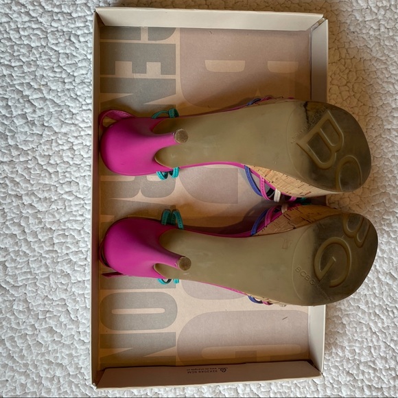 BCBG BG-Santos Multi-Color Cork Heel - Picture 8 of 12